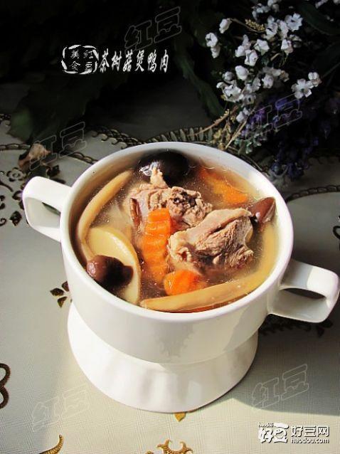 茶树菇煲鸭汤的做法