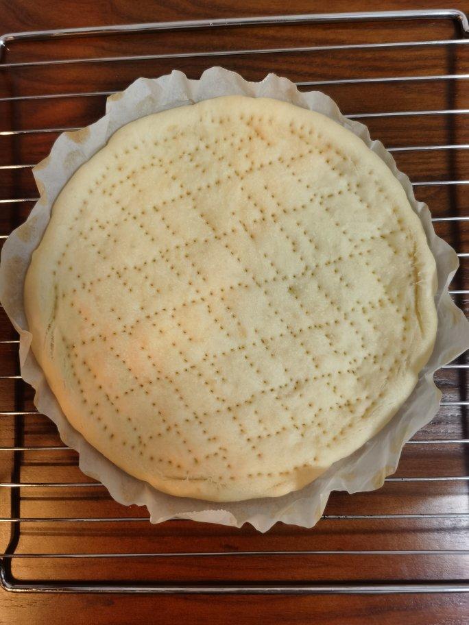 echo小师妹做的8寸披萨饼皮做法厚薄脆软4张