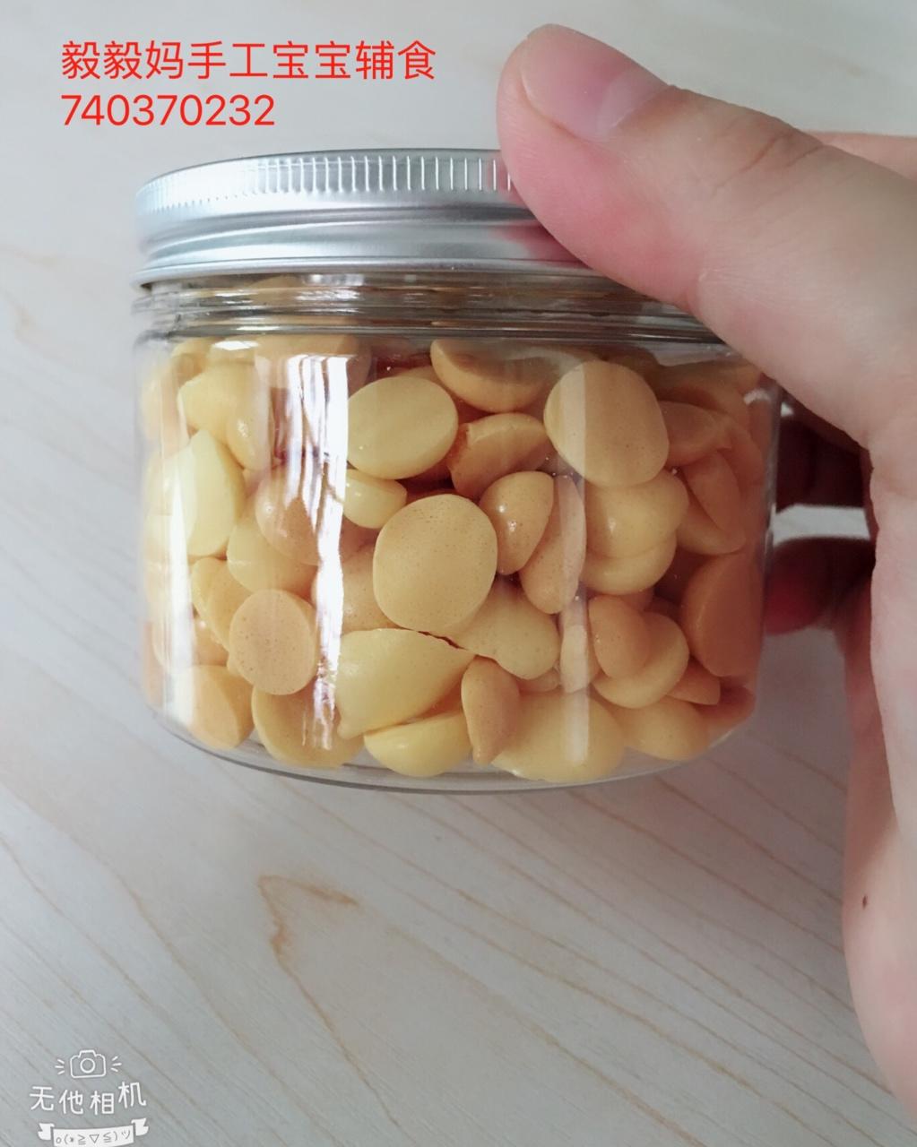 入口即化的无添加蛋黄溶豆