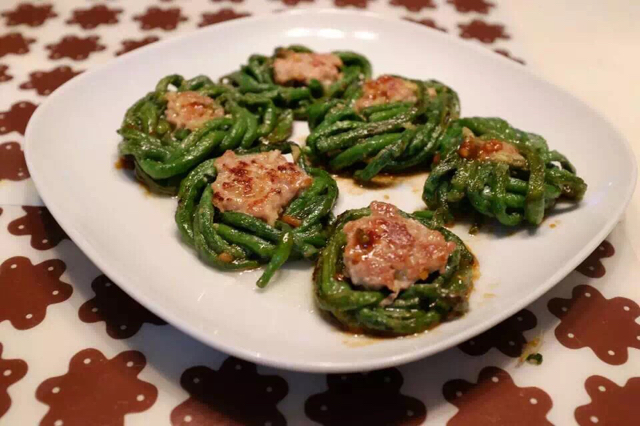 豇豆酿肉
