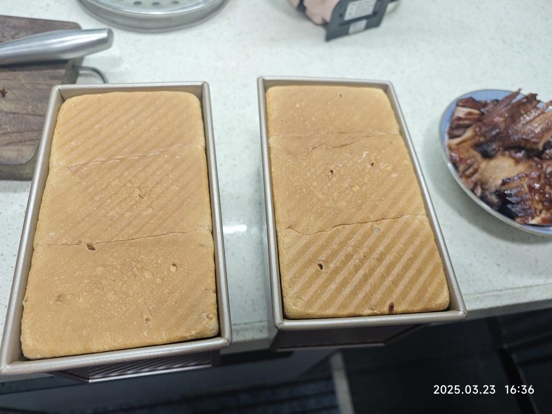 夺命软吐司(๑´ڡ`๑)超软拉丝极速方便的一次发酵吐司