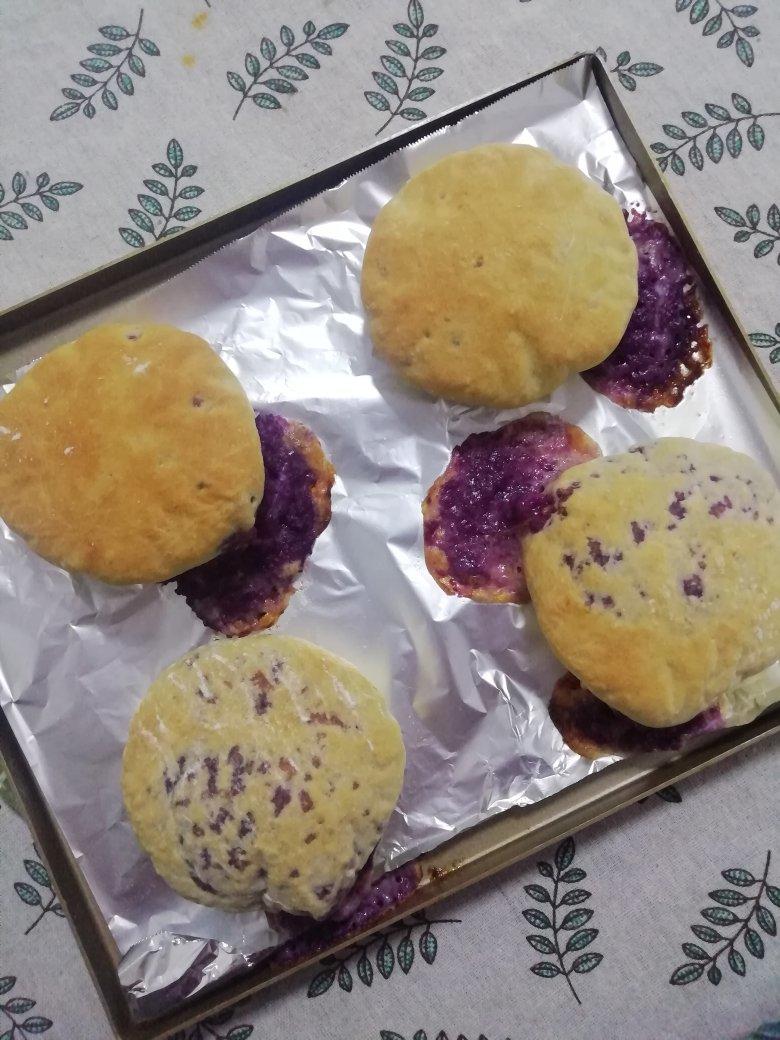 紫薯芝士烤饼