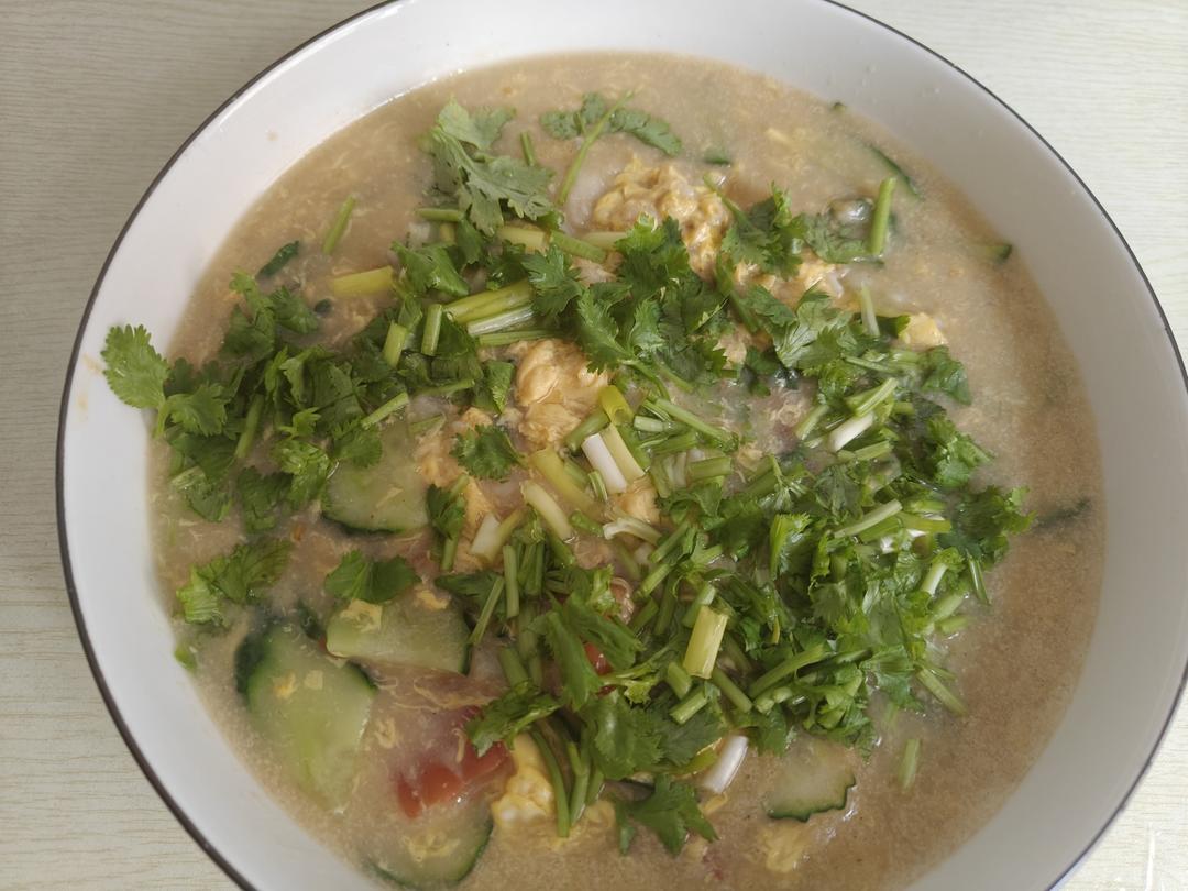 十分钟快手汤-西红柿黄瓜鸡蛋汤