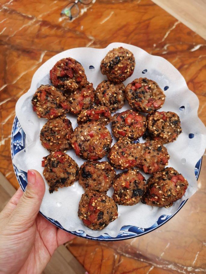 ㊙️剩米饭的神仙吃法〰️日式火腿土豆饭团