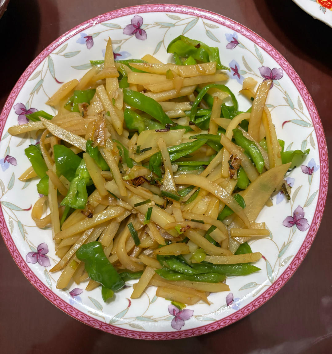 青椒土豆丝