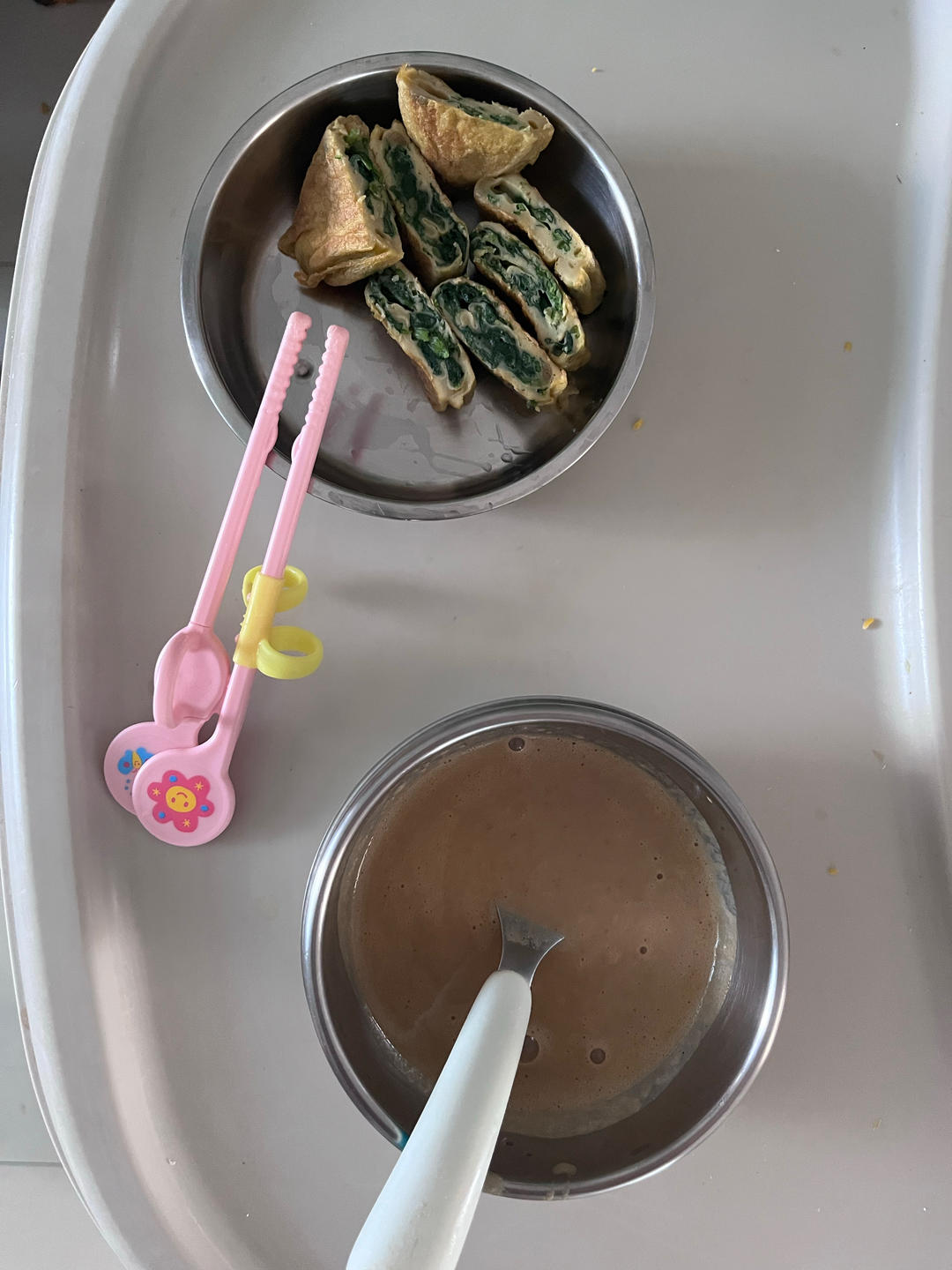 低卡快手菠菜鸡蛋卷