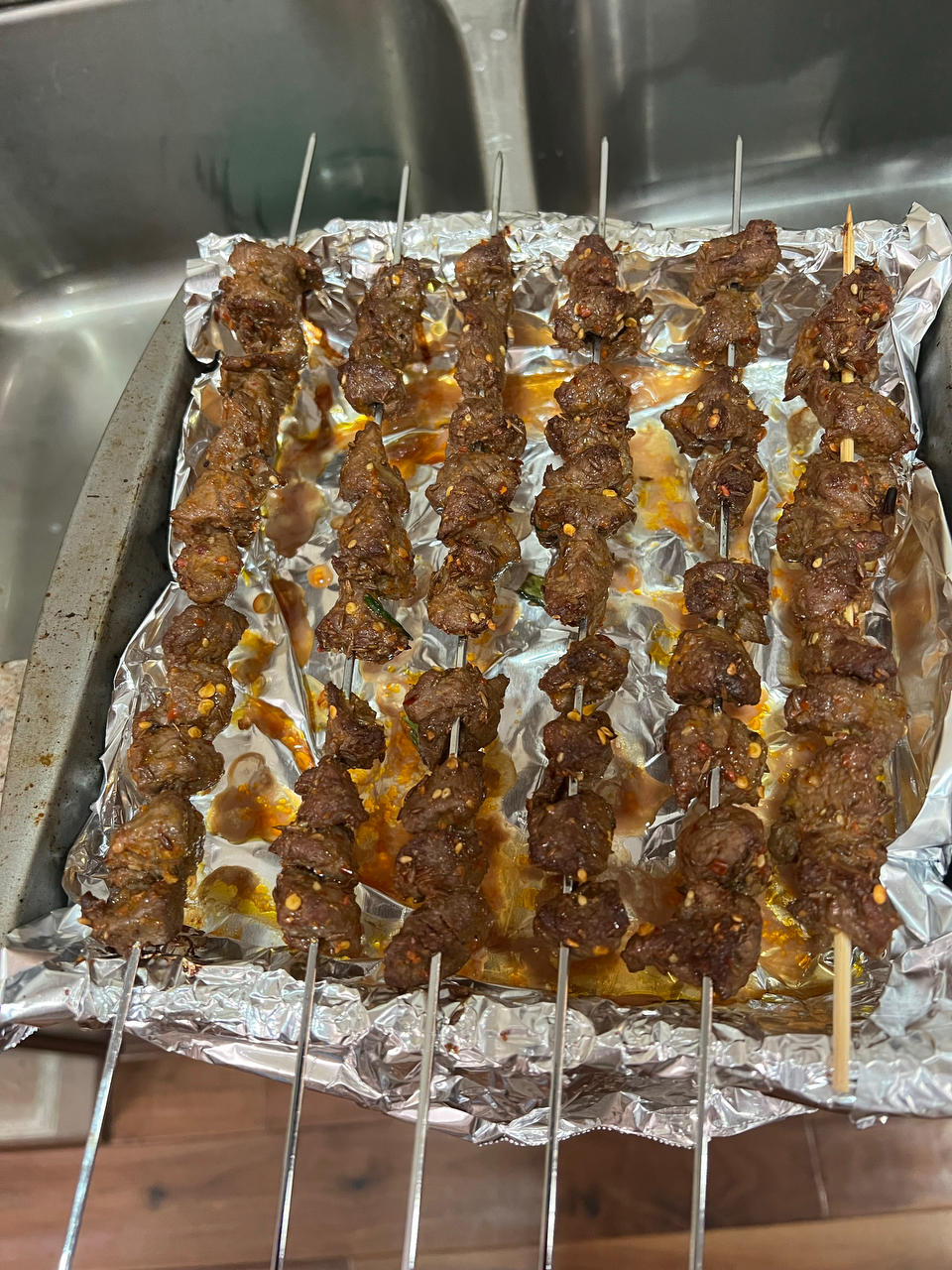 烤箱版羊肉串