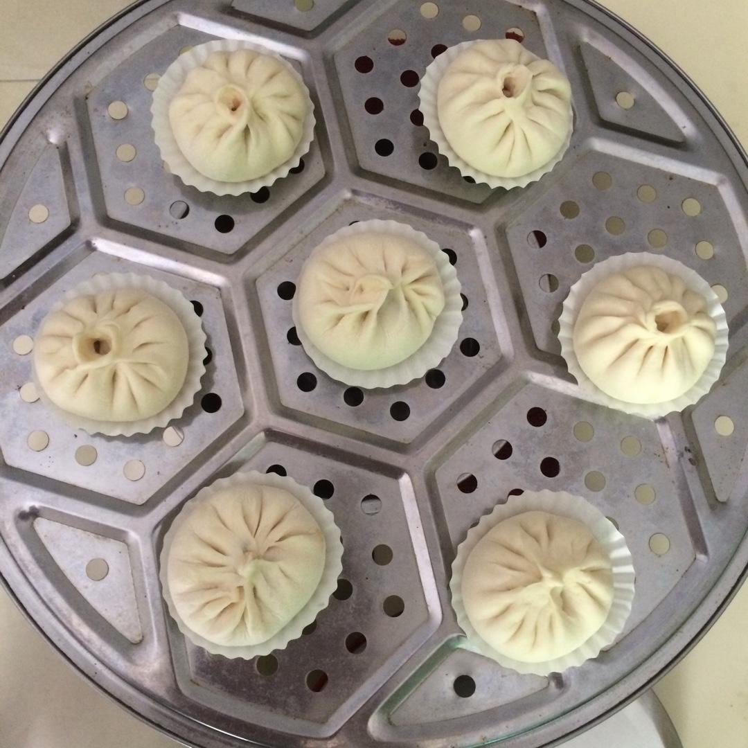 节省一半时间的大包子（另付翠绿菜包子，肉包子，腹黑包子食谱）