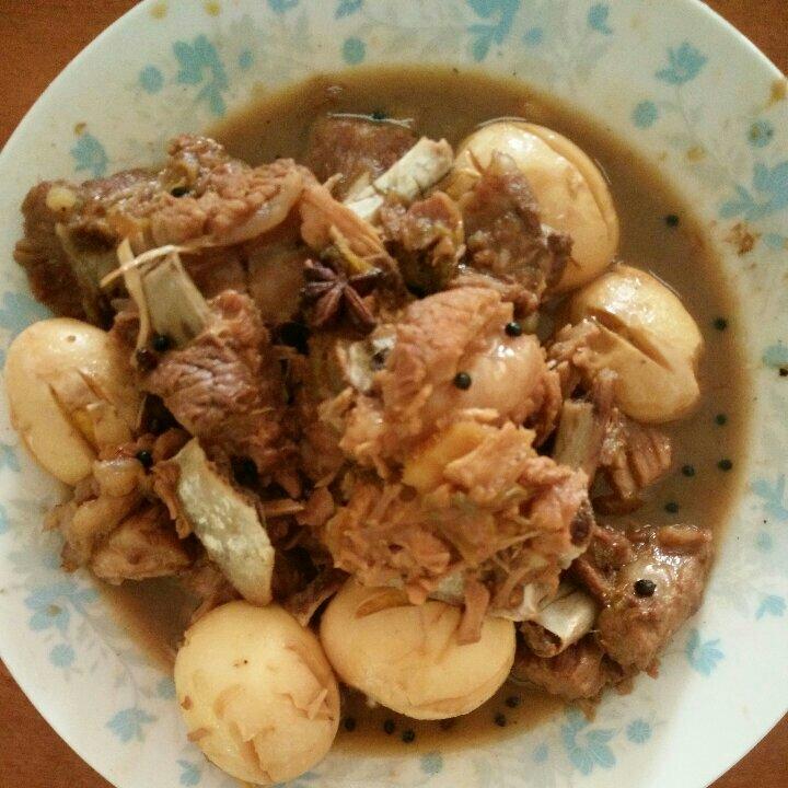 啤酒卤蛋烧排骨