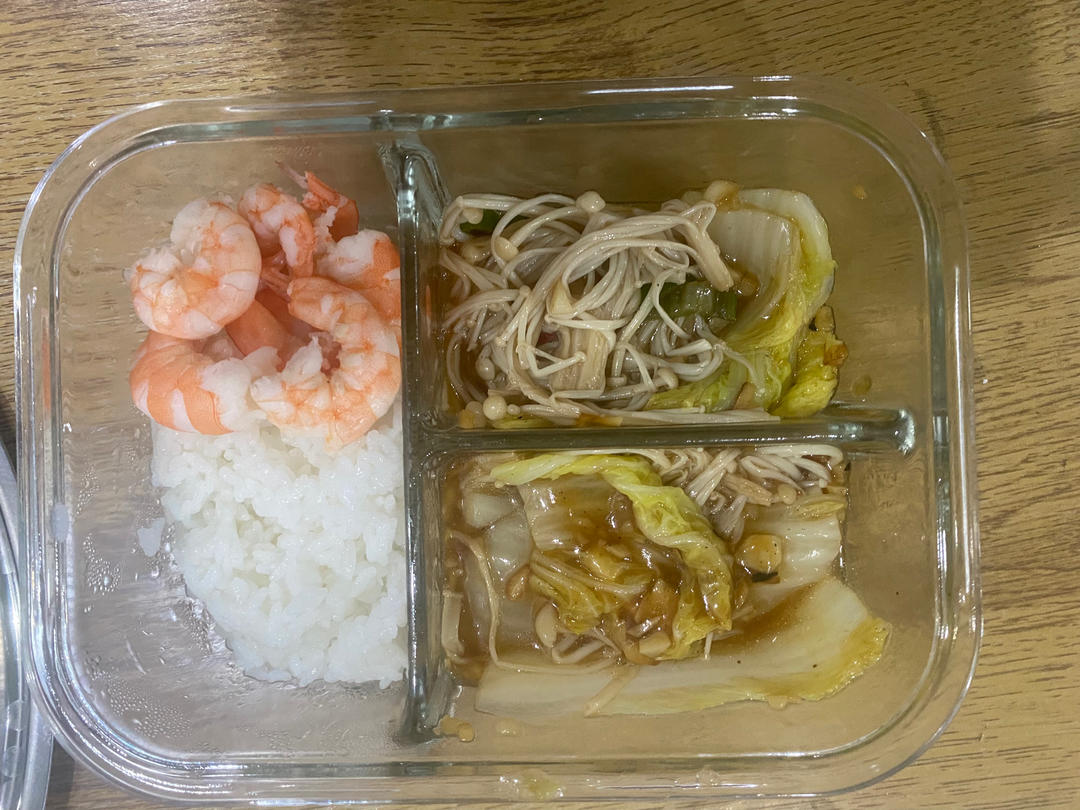 低卡低脂❗️蒜香娃娃菜金针菇好吃到转圈圈～