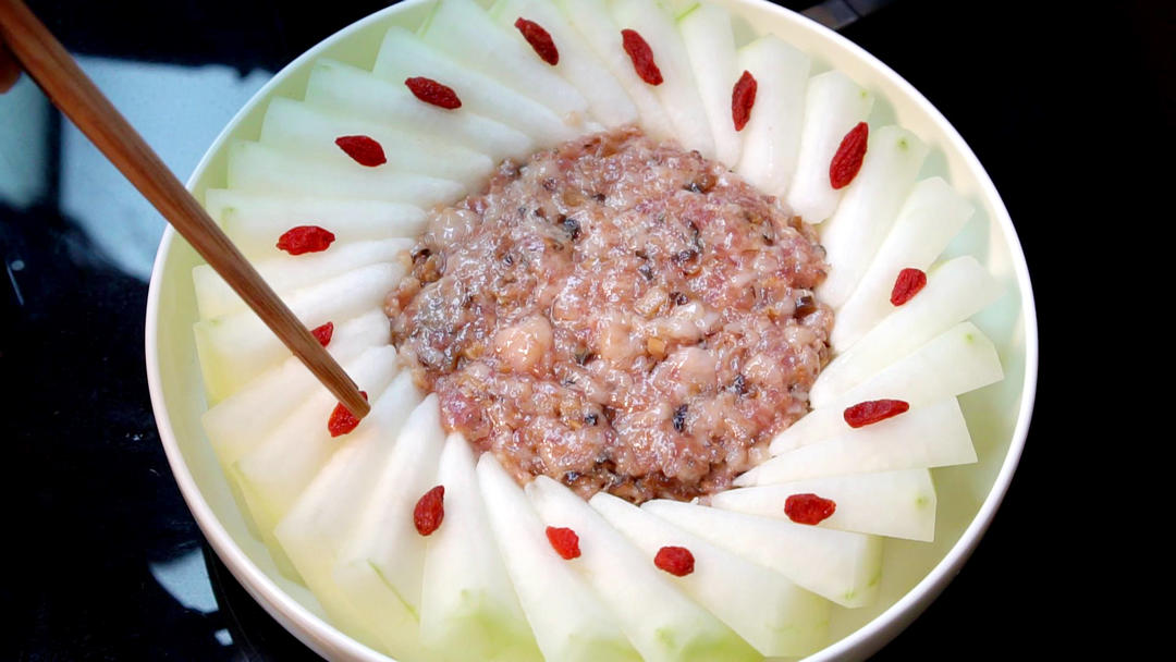 肉饼蒸冬瓜【我是马小坏】的做法