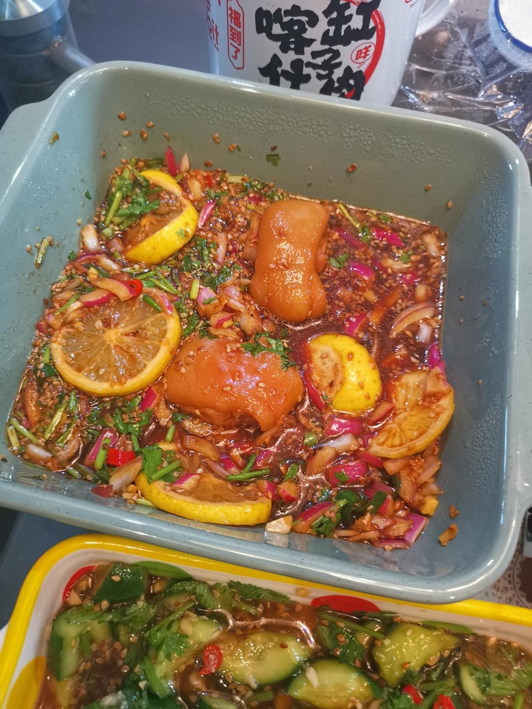 夏天怎么能没有凉拌！酸辣猪蹄保姆式教程