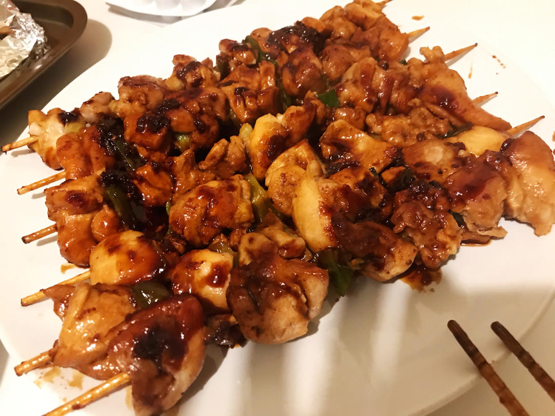 日式居酒屋 葱香鸡肉串 Chicken Teriyaki Skewers