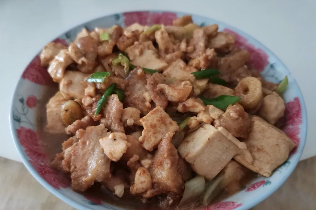 水豆腐炒肉