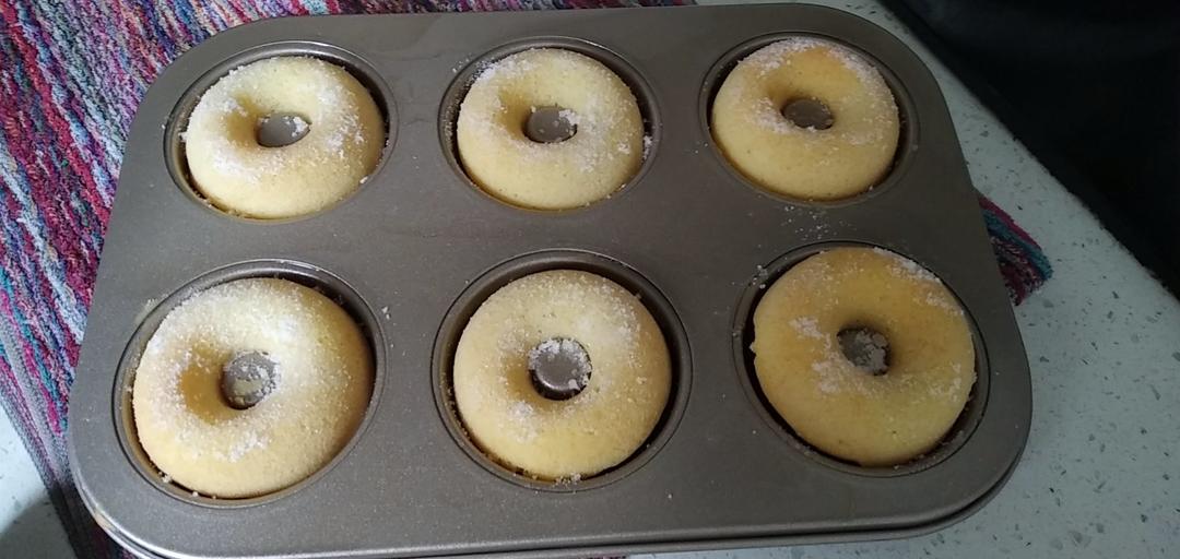 非油炸，烤箱版甜甜圈