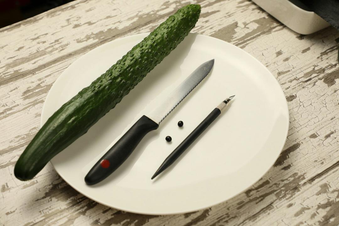 蔬果创意黄瓜青蛙