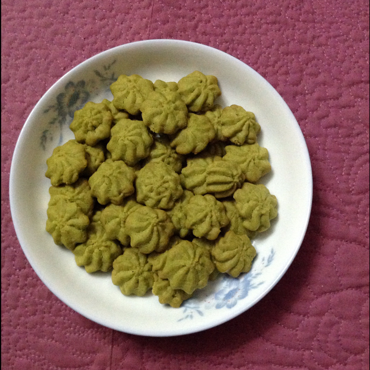 香甜抹茶曲奇饼干