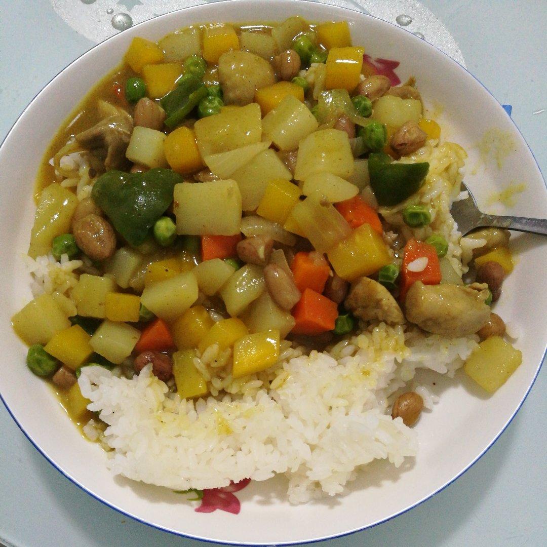 咖喱鸡肉饭