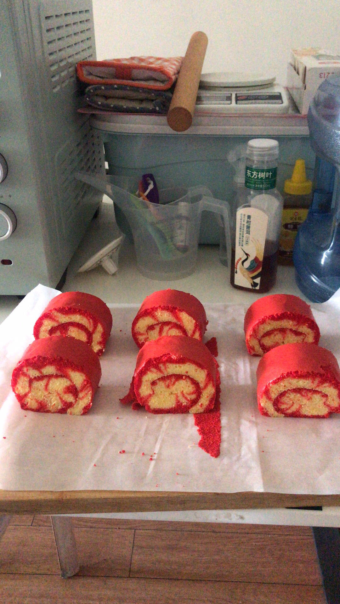 巨柔软又好吃❗️红丝绒旋风蛋糕卷✔️