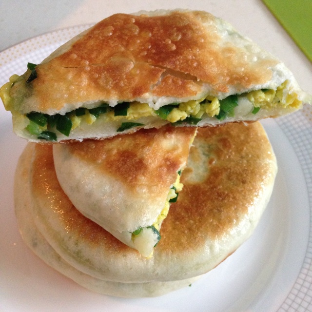 平平86做的薄皮韭菜饼