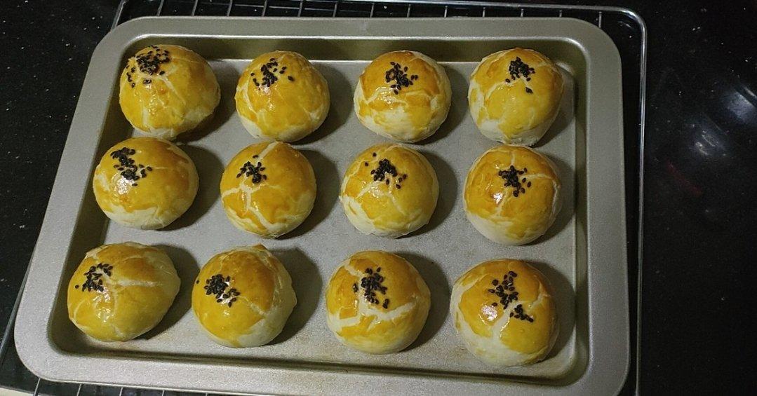 免揉免松弛超快手不破酥不混酥的蛋黄酥—新手一看包会