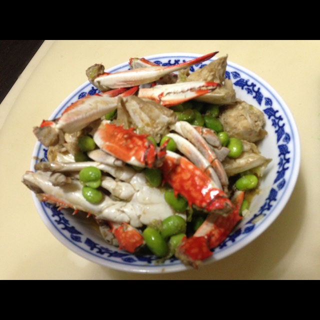 清炒梭子蟹