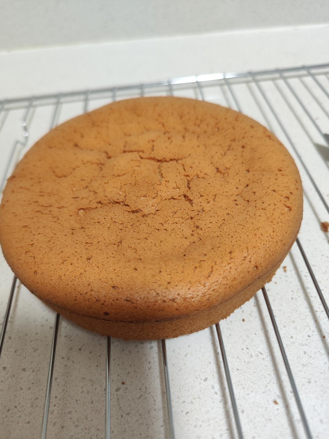 6寸原味戚风蛋糕