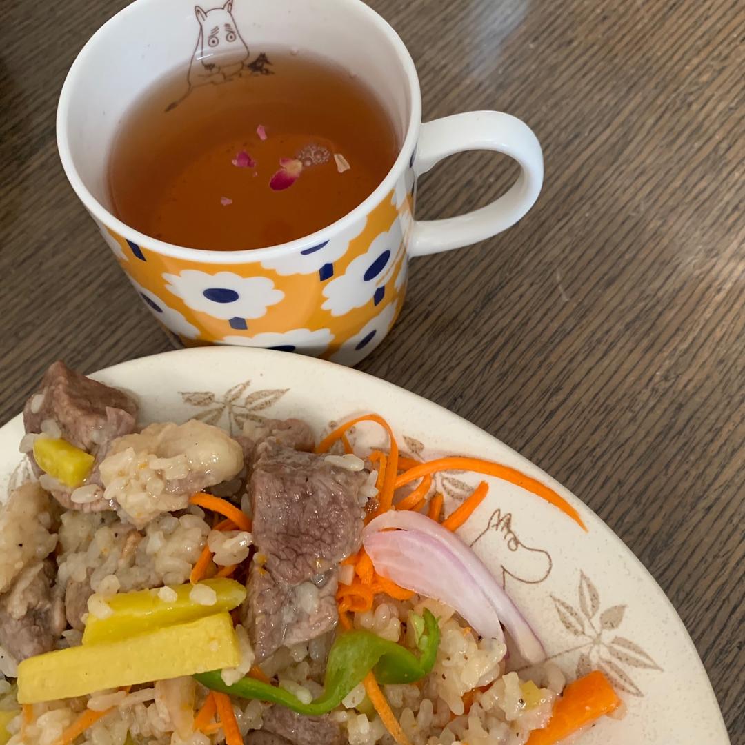 碎肉抓饭