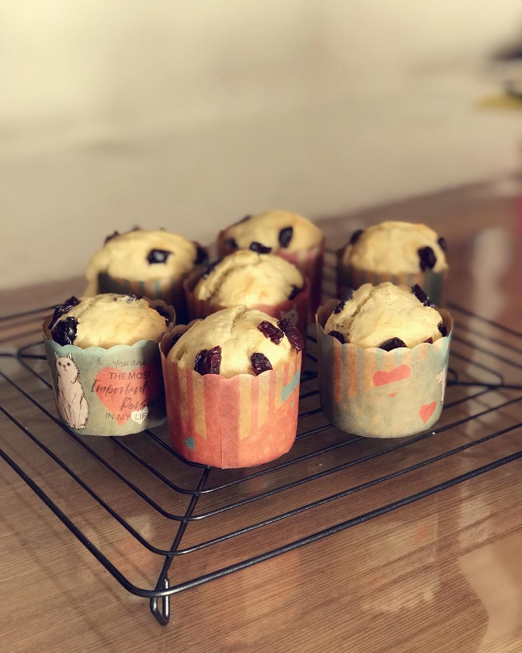 少女心的香蕉蔓越莓玛芬