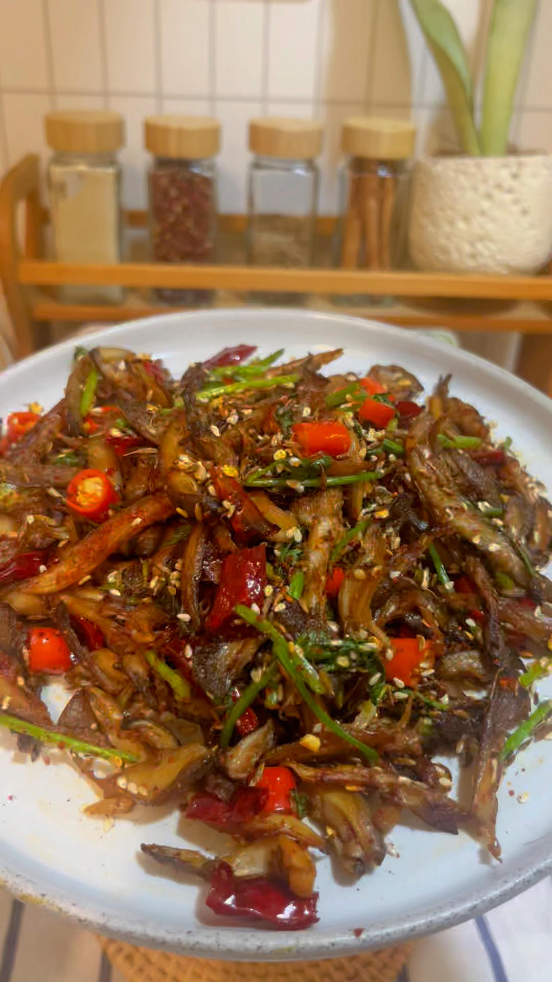 我的素食生活—干煸孜然蘑菇