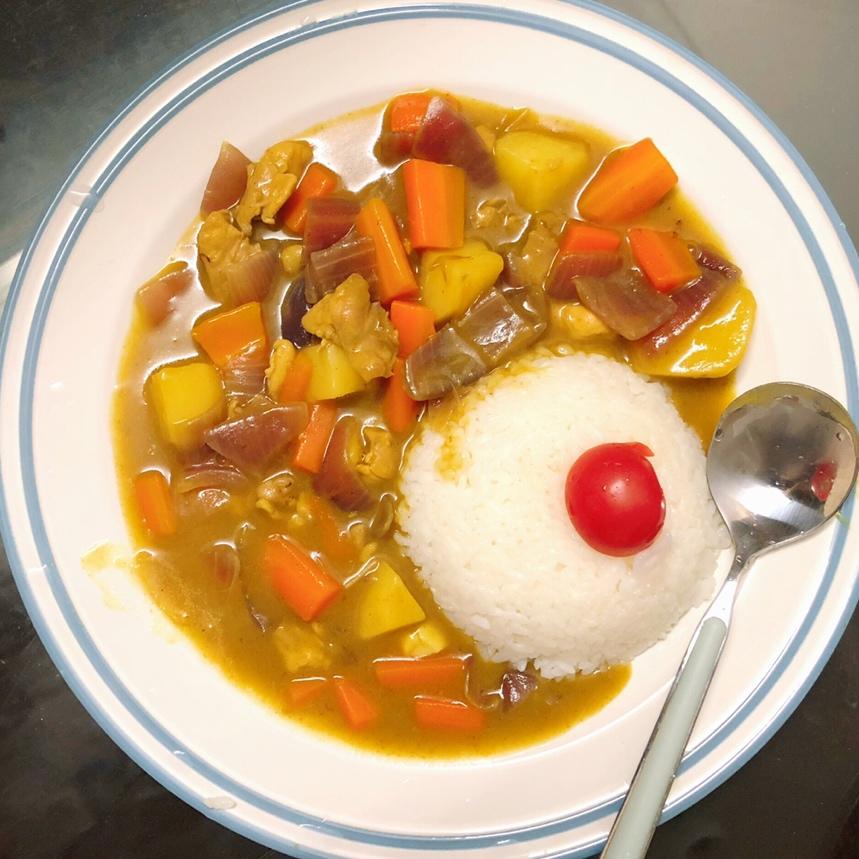 咖喱鸡肉饭
