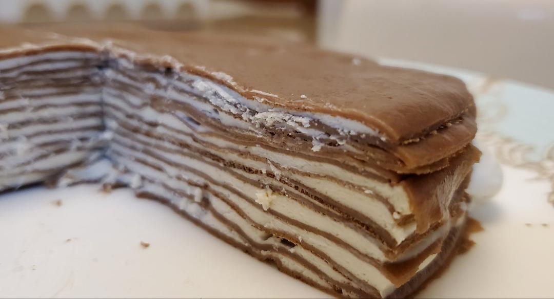 纵享丝滑🍫浓郁巧克力千层蛋糕滑又香