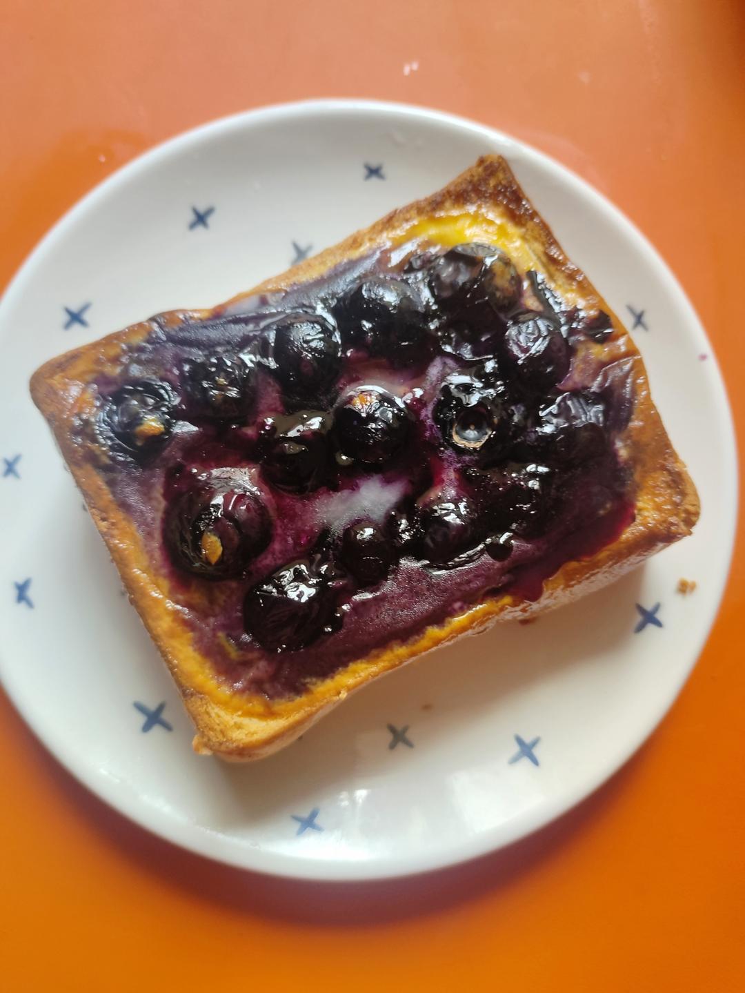 蓝莓酸奶吐司（超方便快手）