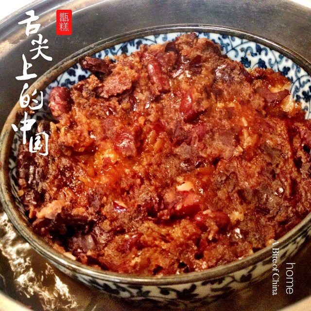 陕西名小吃之一《红枣镜糕》