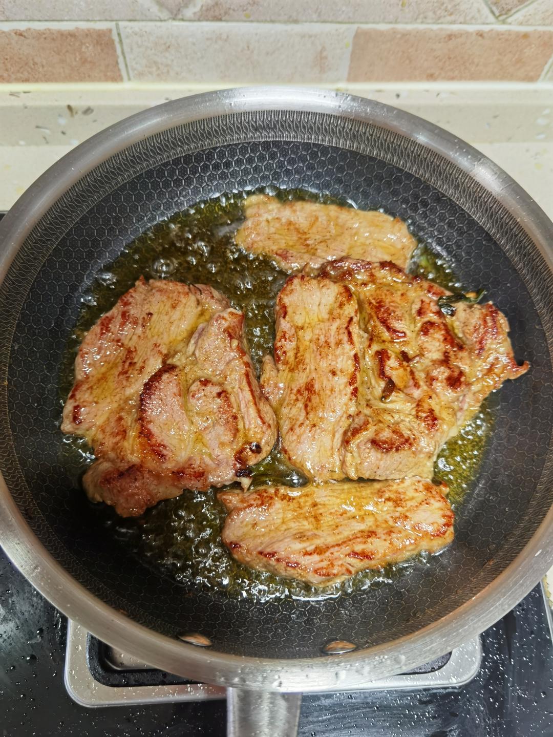 葱香梅花肉