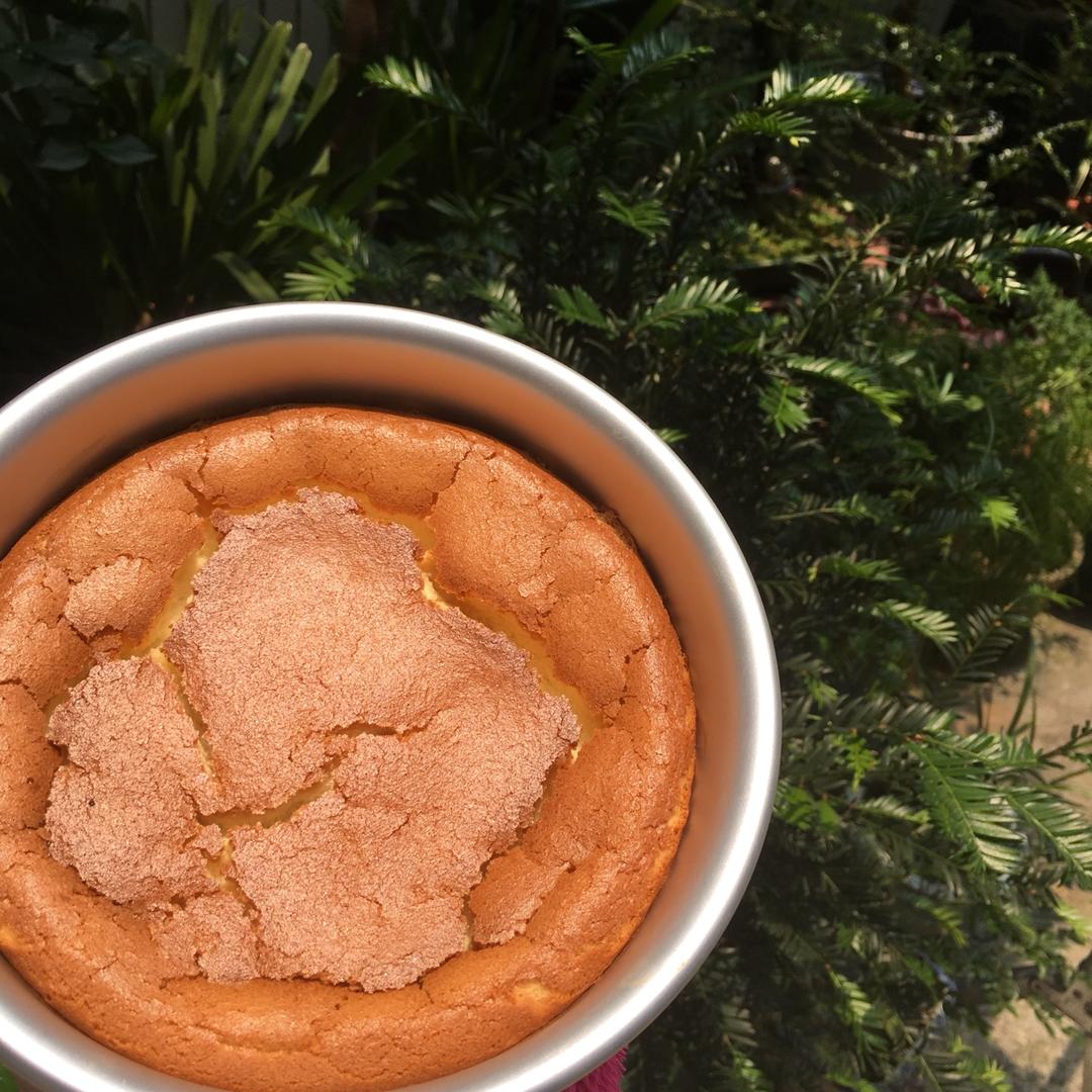 6寸原味戚风蛋糕