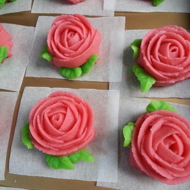 烤豆沙玫瑰花—来自韩国的美食