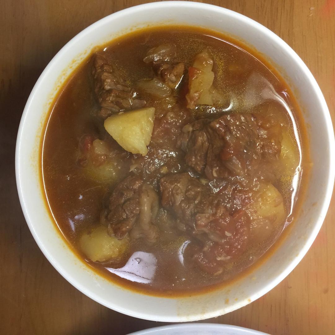 番茄土豆炖牛腩（高压锅版）