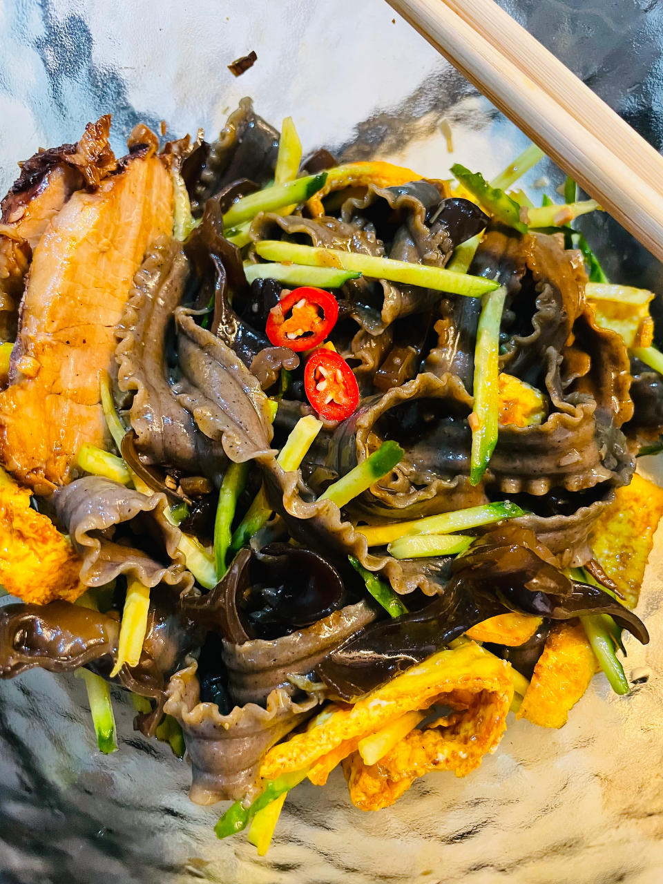低卡减脂餐‼️凉拌鸡丝荞麦面㊙️酸辣又开胃