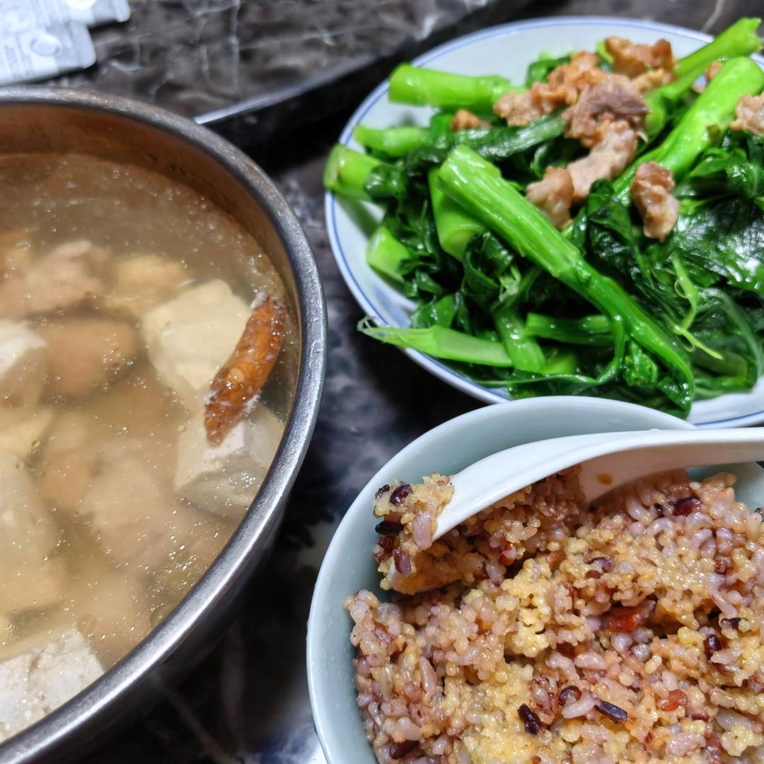 排骨白菜豆腐汤