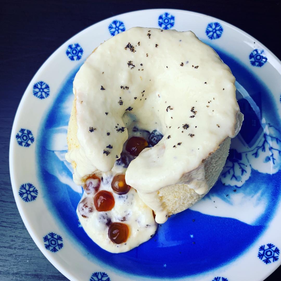 珍珠奶茶雪崩蛋糕【曼食慢语】