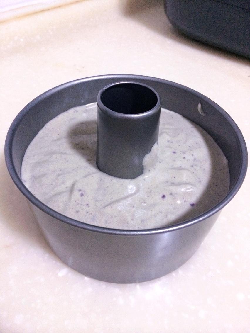紫薯椰香戚风的做法 步骤8