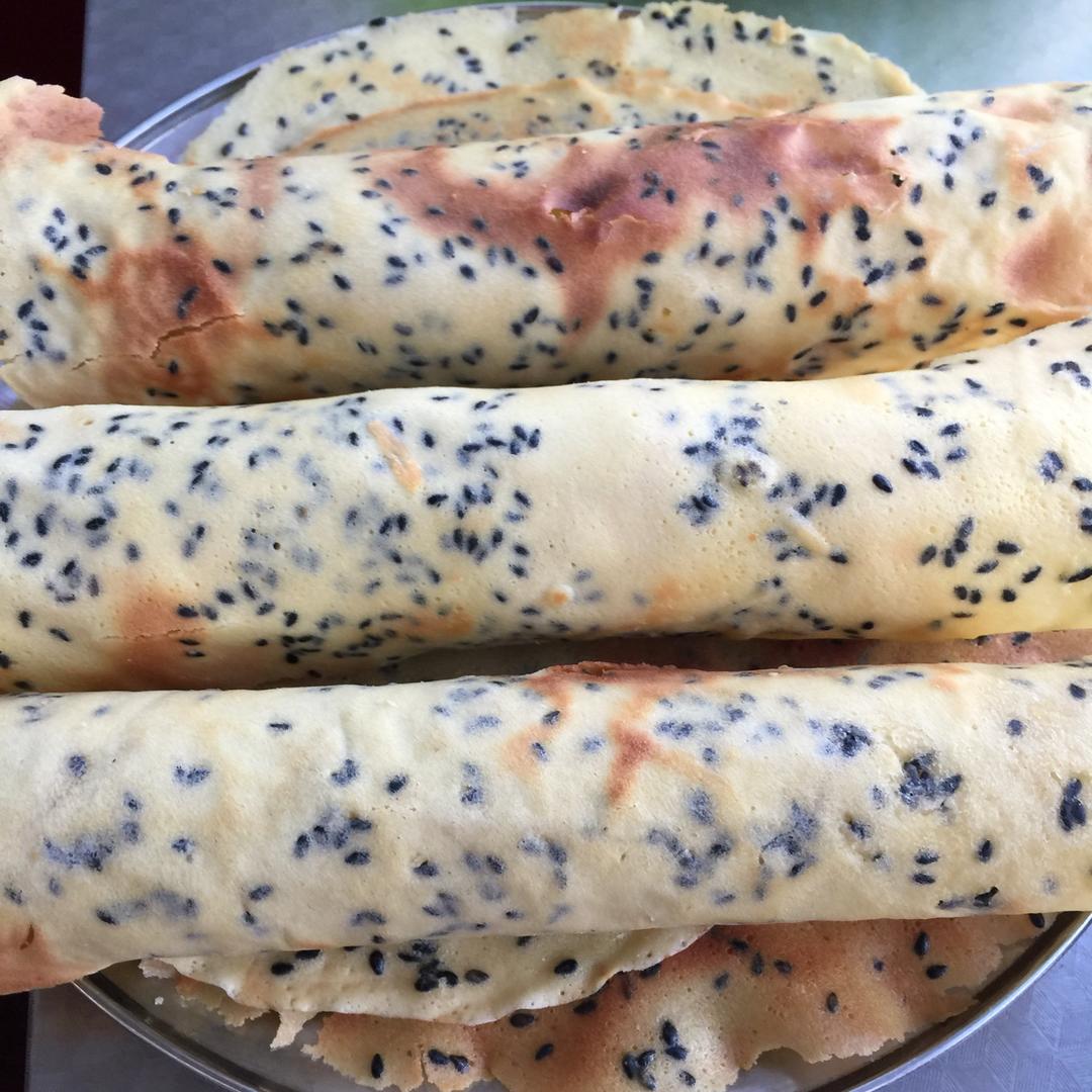 平底锅脆皮蛋卷