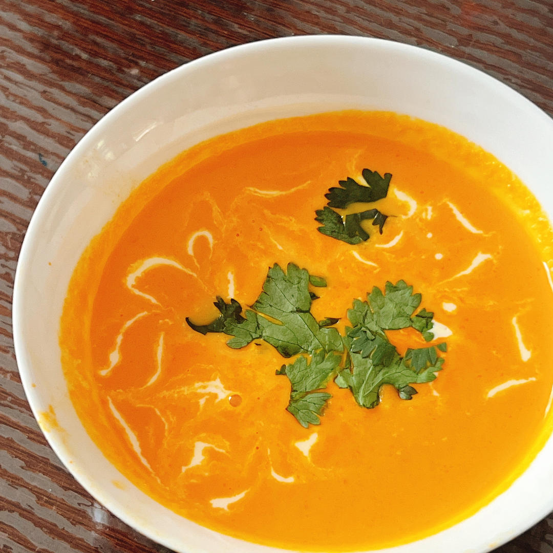 胡萝卜芫荽浓汤Carrot coriander soup