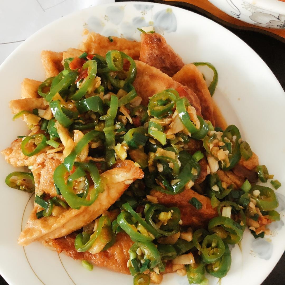 焖煎豆腐