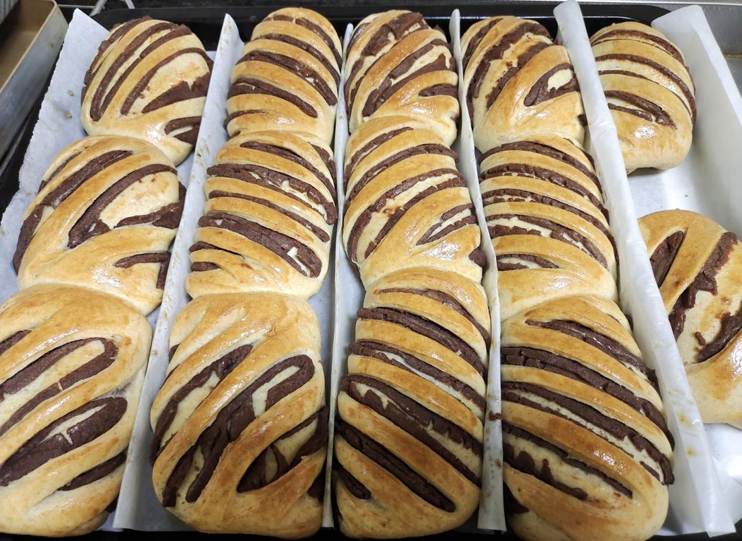 豆沙造型小面包