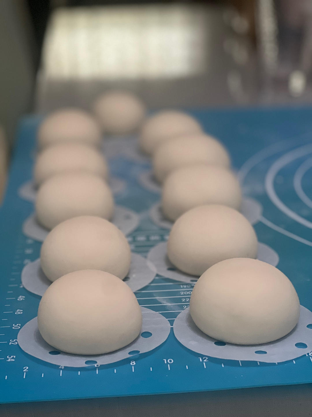 烫面馒头（一次发酵，个个水光肌）