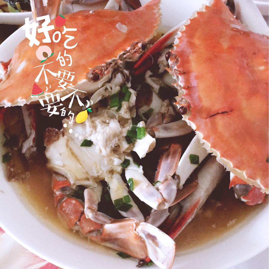 葱油蟹