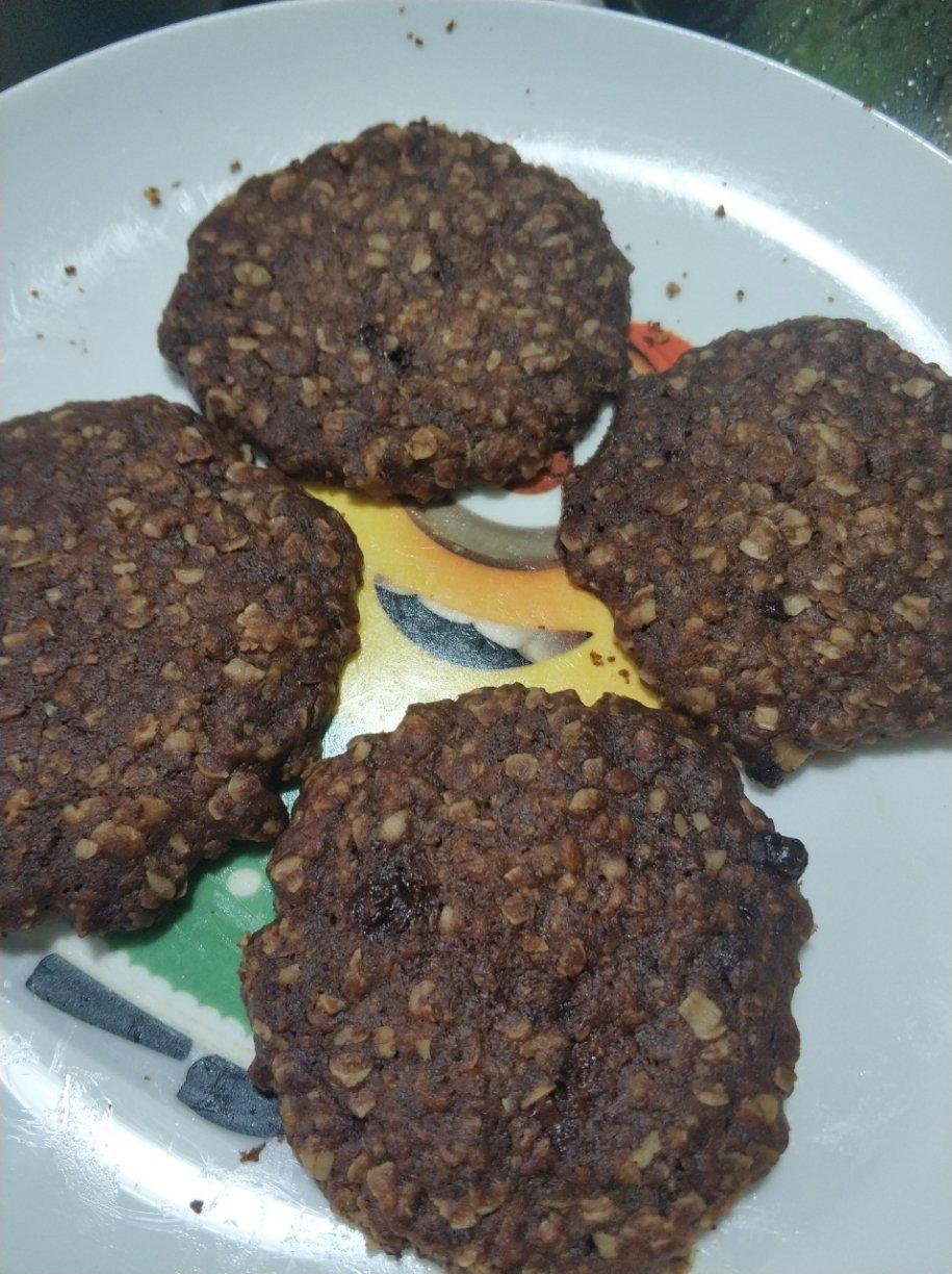 植物油版红糖燕麦饼干（超快手）