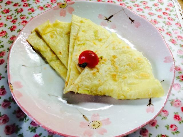 鸡蛋葱花饼